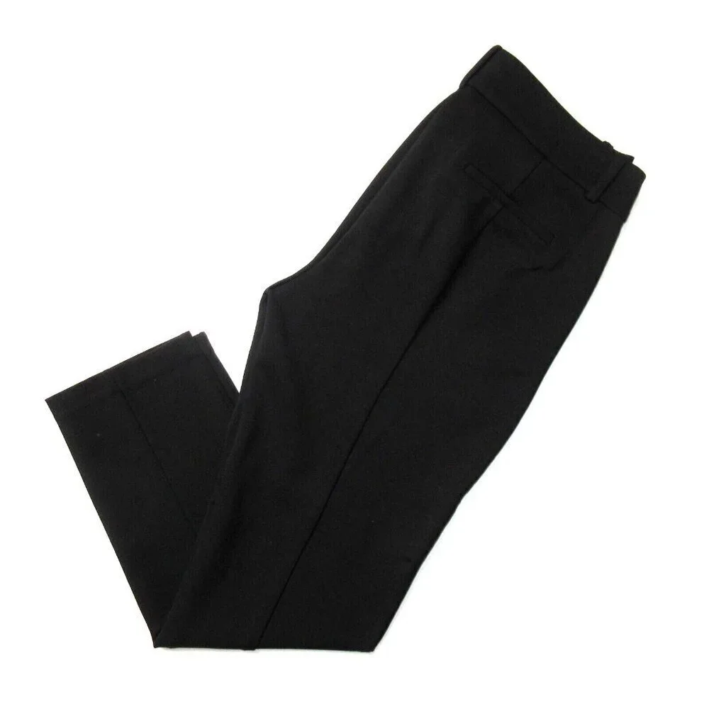 NWT J.Crew Slim Crop Cameron in Black Ponte Stretch Ankle Crop Pants 8